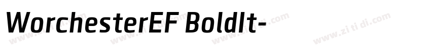 WorchesterEF BoldIt字体转换